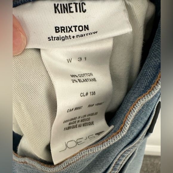 JOES men’s Brixton jeans size 31 in like new condition - Picture 3 of 3